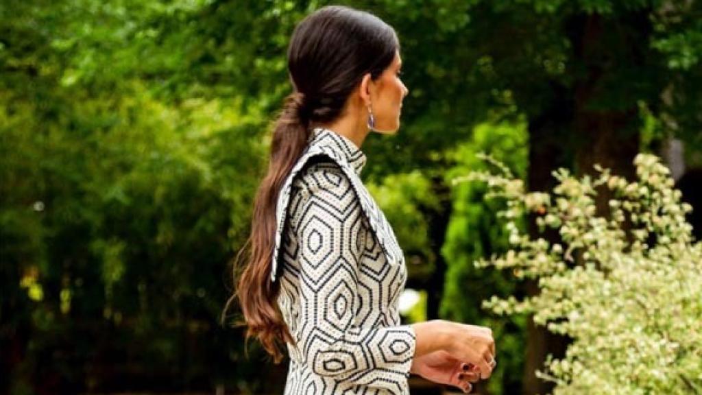 Maria García de Jaime, con coleta baja.