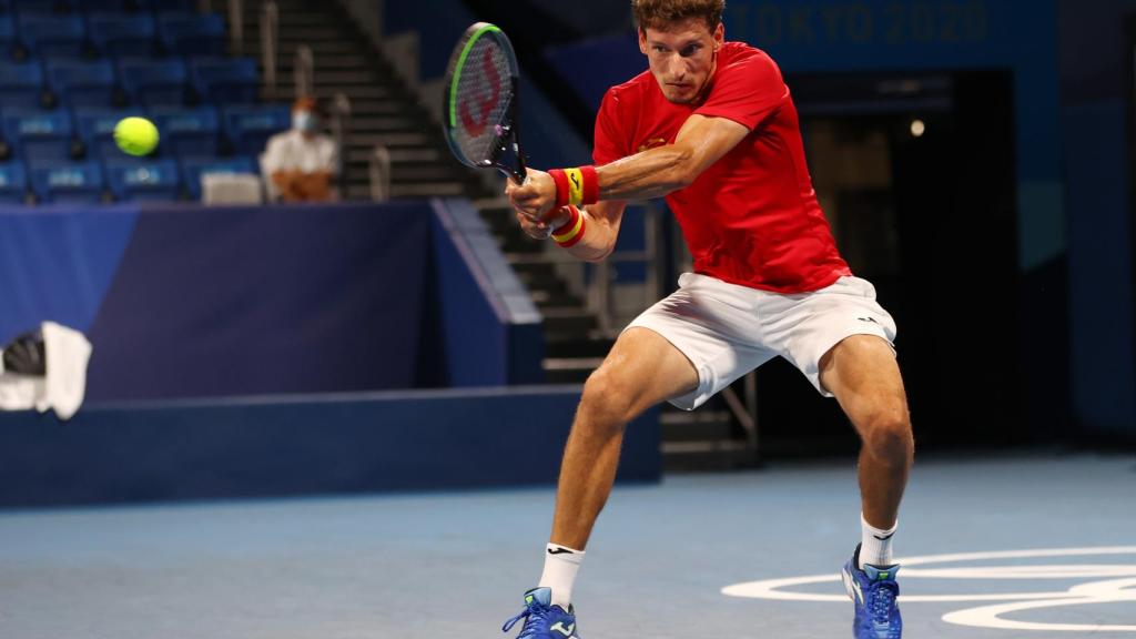 Pablo Carreño durante un partido