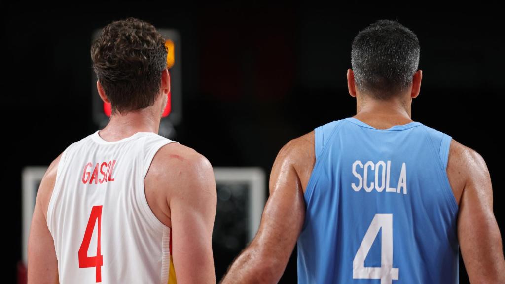 Pau Gasol y Luis Scola, en los Juegos Olímpicos