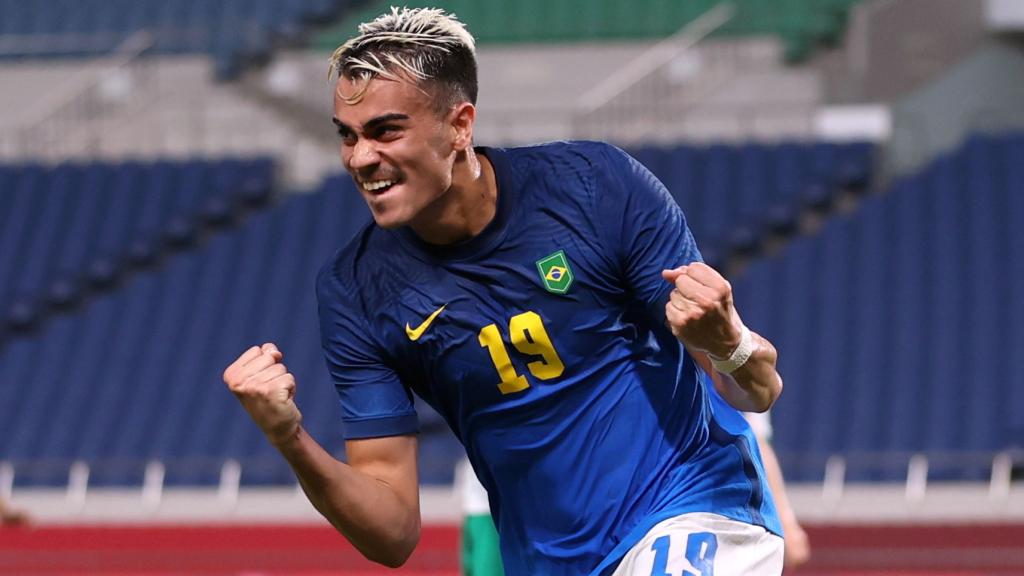 Reinier Jesús, en un partido de la selección de Brasil durante los Juegos Olímpicos de Tokio 2020
