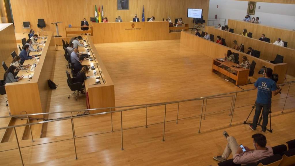 Pleno de la Diputación de Málaga.