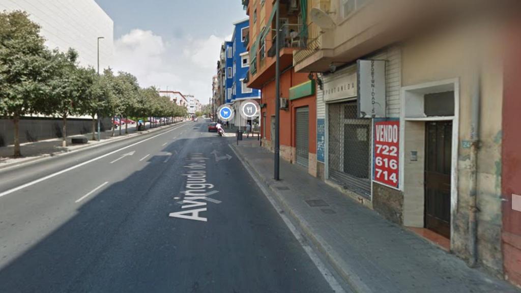 Aledaños de la zona donde se produjeron los hechos.