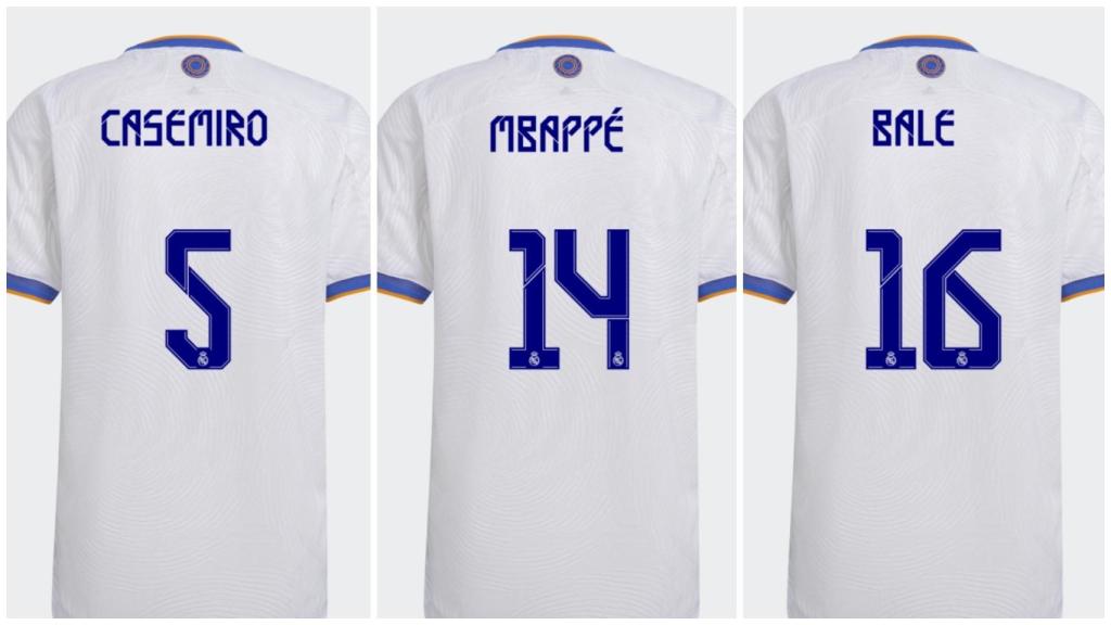 ¿Los dorsales de Casemiro, Mbappé y Bale?