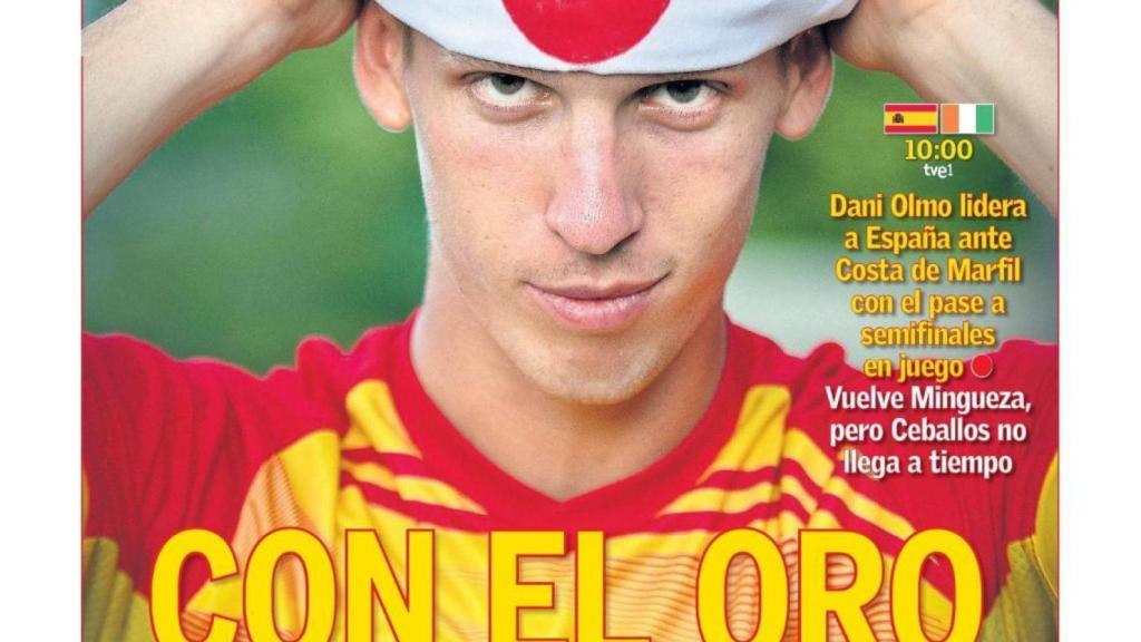 La portada del diario AS (31/07/2021)