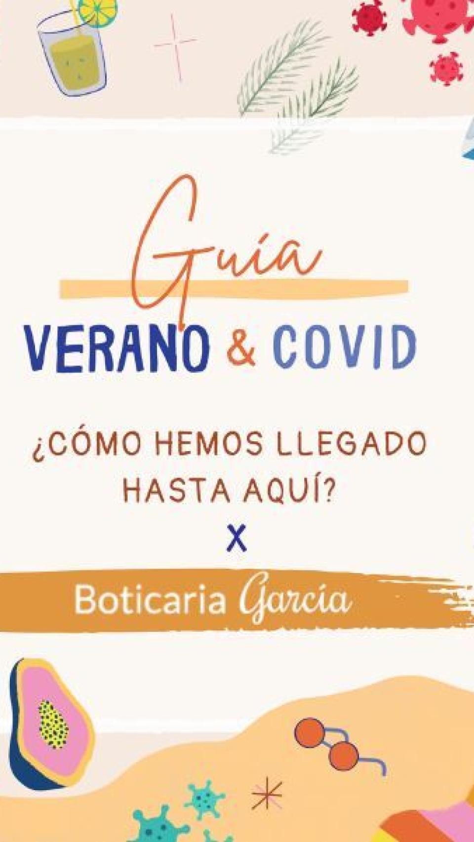 Portada de la guía Verano y Covid de boticaria García