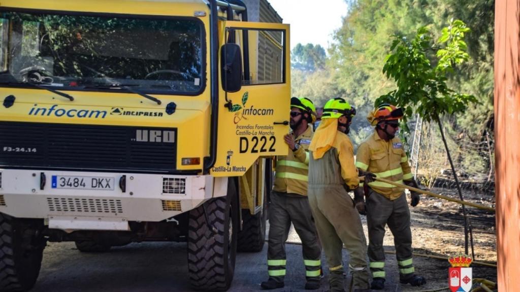 Imagen de archivo de los bomberos forestales.