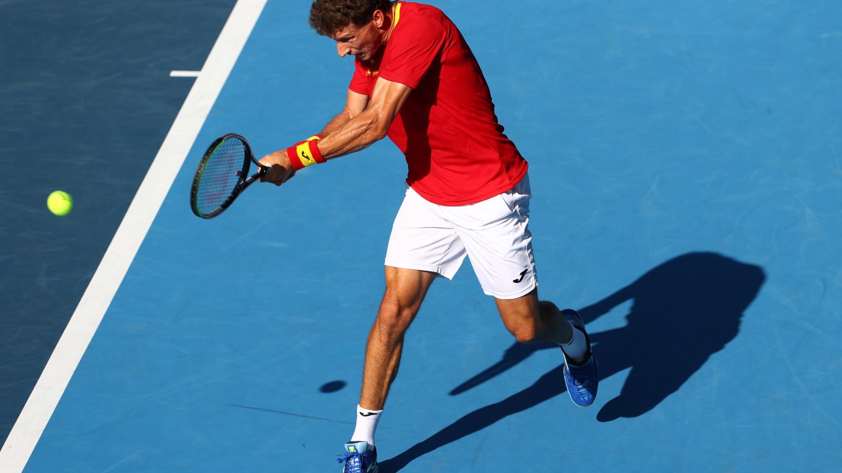 Pablo Carreño durante un revés