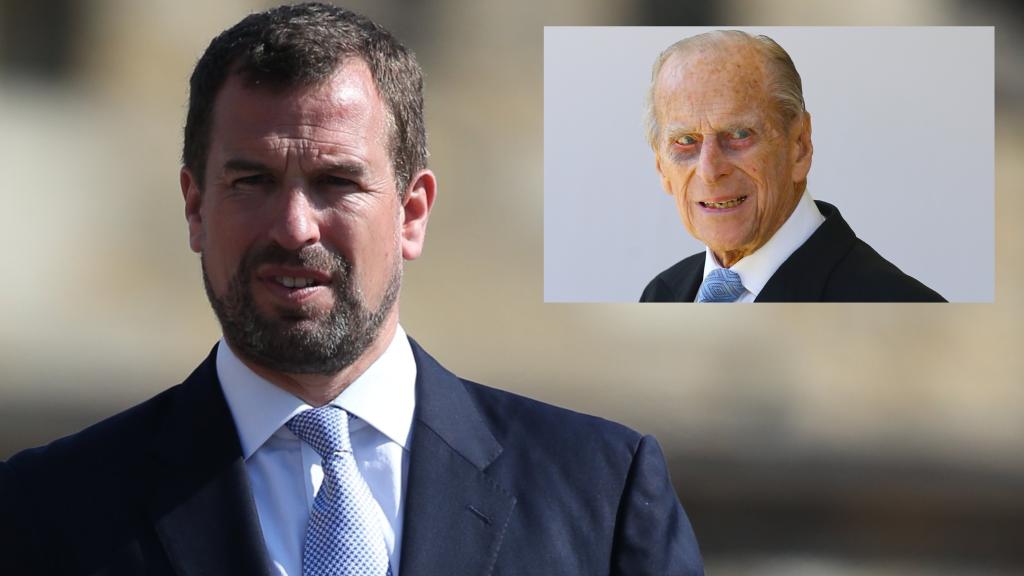 Peter Phillips, nieto de Isabel II, en montaje de JALEOS junto al duque.