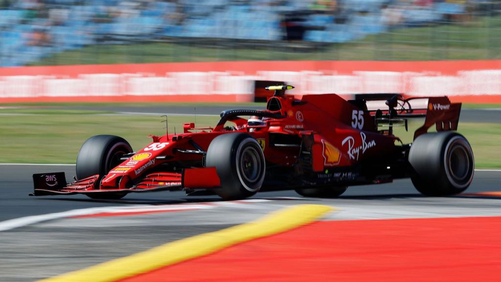 Carlos Sainz en el Gran Premio de Hungría