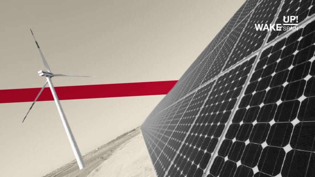 Instalaciones de energía solar y eólica.