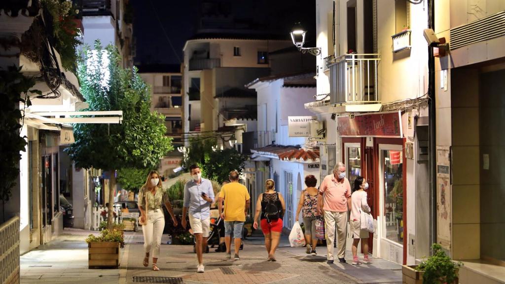 Calle de San Pedro Alcántara en Marbella.