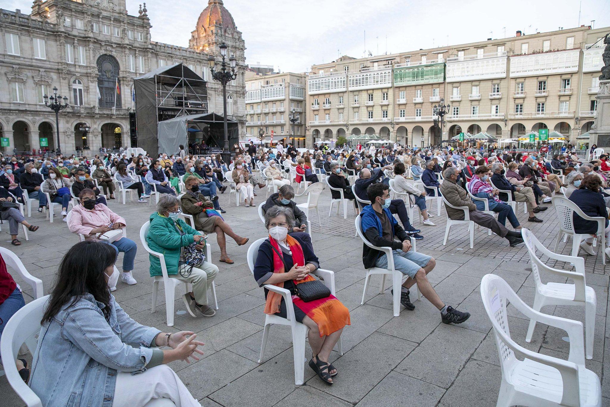 Público asistente al concierto de la OSG (Fuente: Concello Coruña)