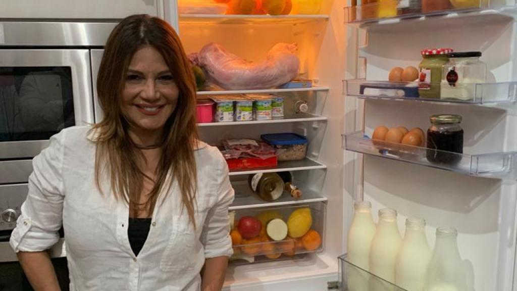 Ivonne Reyes nos enseña su nevera