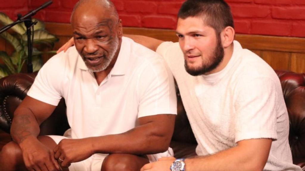 Mike Tyson y Khabib Nurmagomédov. Foto: Instagram (@khabib_nurmagomedov)