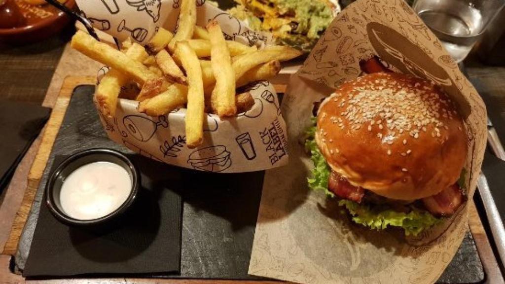 Hamburguesas de Black Label Málaga