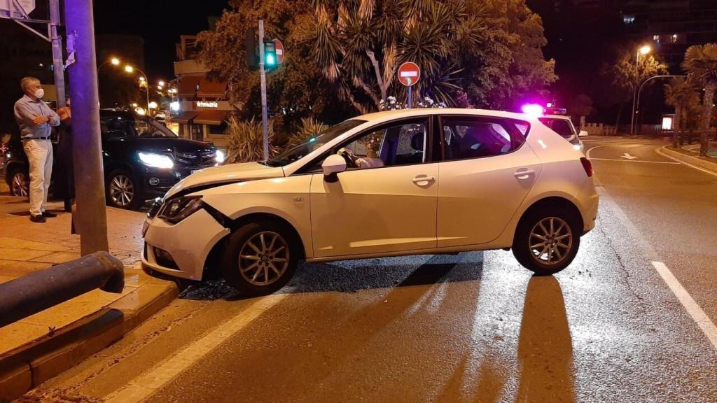 Uno de los accidentes.