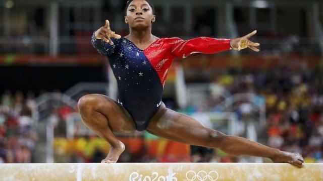 Simone Biles, en los Juegos Olímpicos de Rio 2016