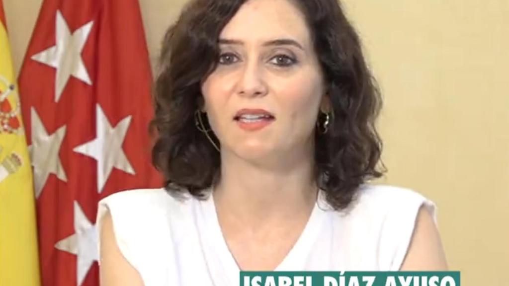 Isabel Díaz Ayuso, presidenta de la Comunidad de Madrid.