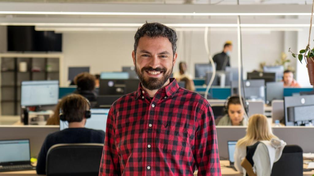 Jordi Romero, CEO de Factorial, en una de las oficinas de la compañía.