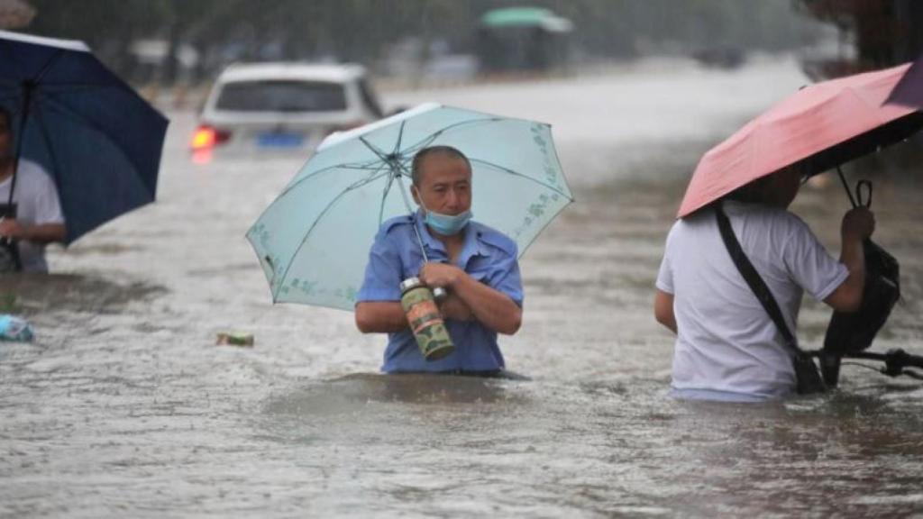 La inundaciones en el centro de China.