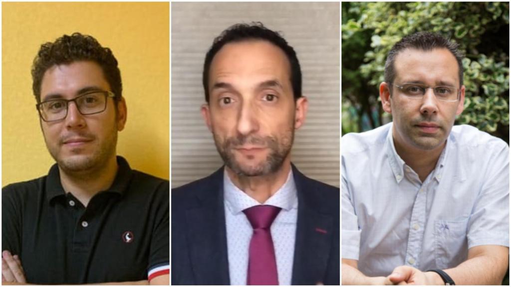 Alexandre Sotelino, Carlos Encisa y Fernando Fraga.