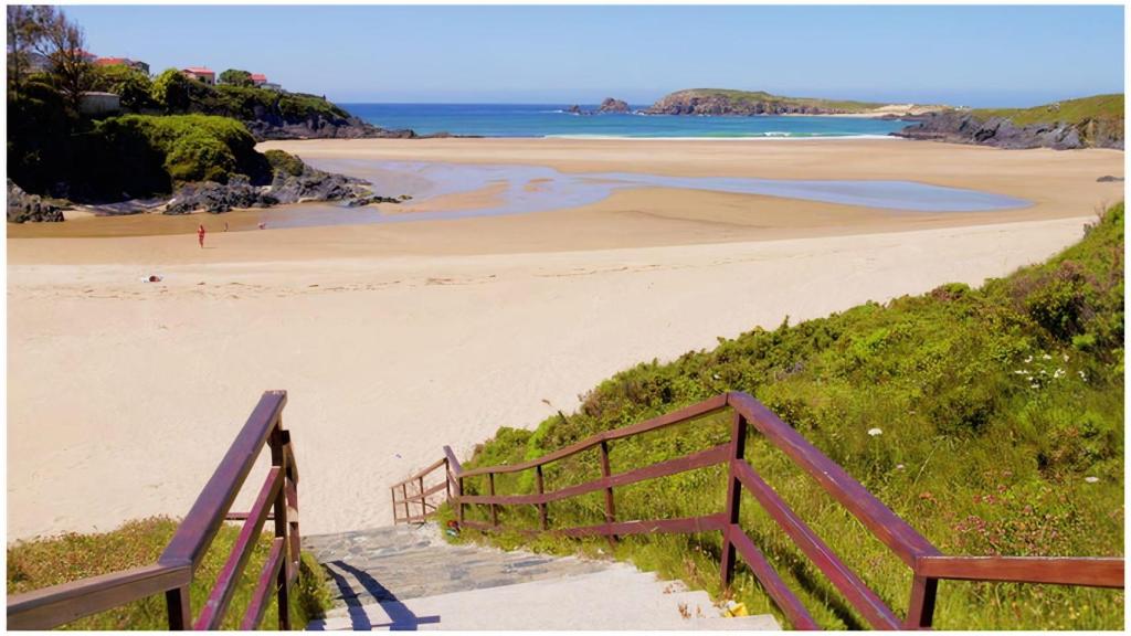 Playa do Río, en Meirás.