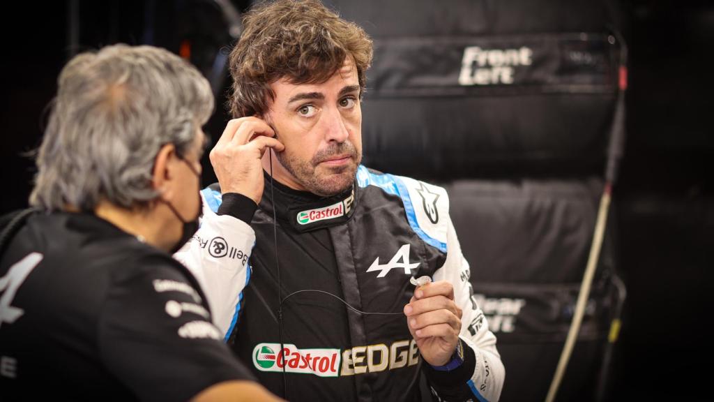 Fernando Alonso en el Gran Premio de Hungría