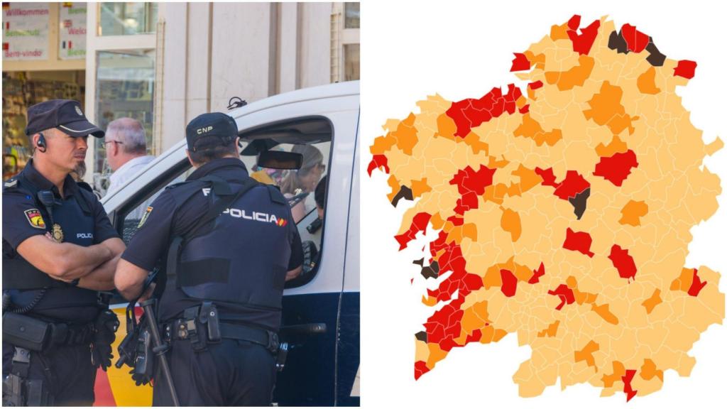 Este es el mapa de Galicia de movilidad, hostelería y restricciones que está en vigor