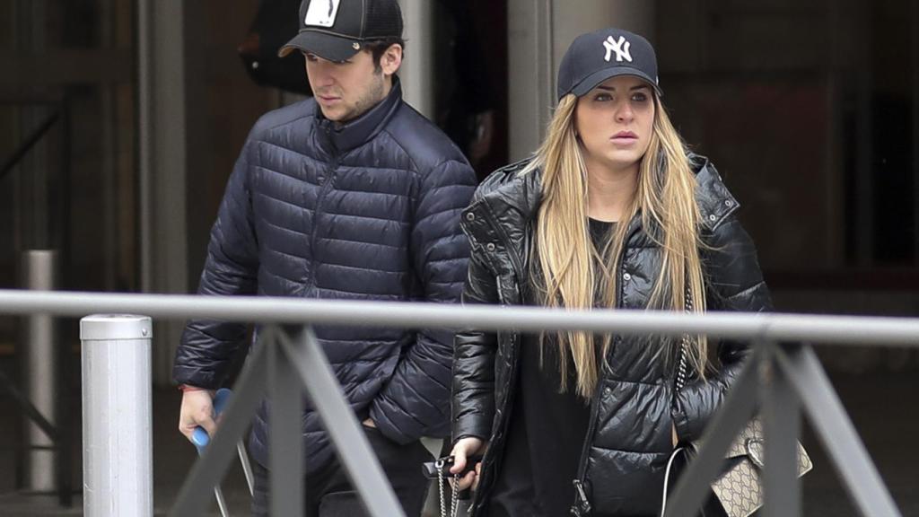 La pareja, en febrero de 2020.