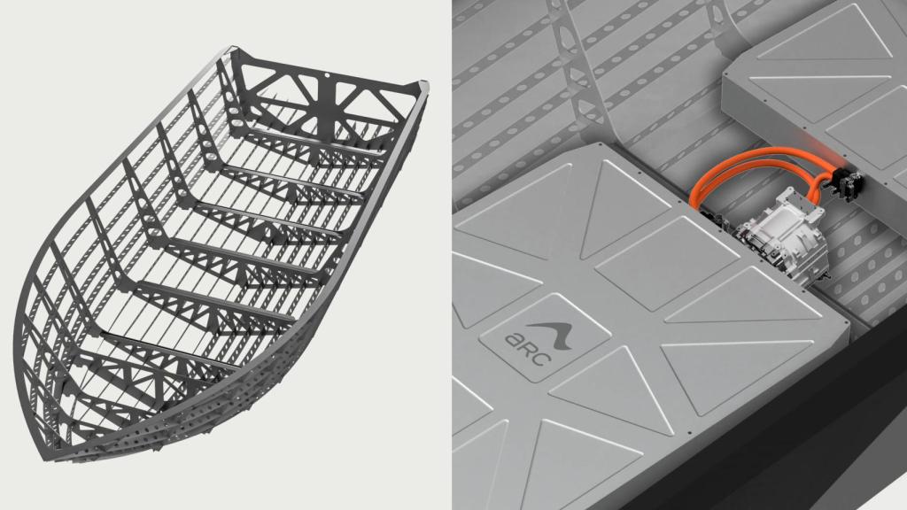 Estructura y sistema de baterías del Arc One