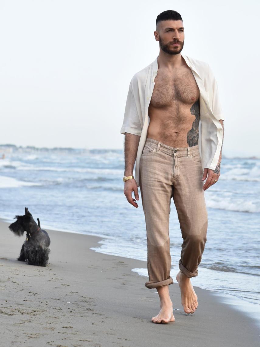 El modelo y actor Valerio Pino.