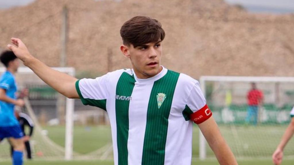 Javi Feria con el Córdoba CF