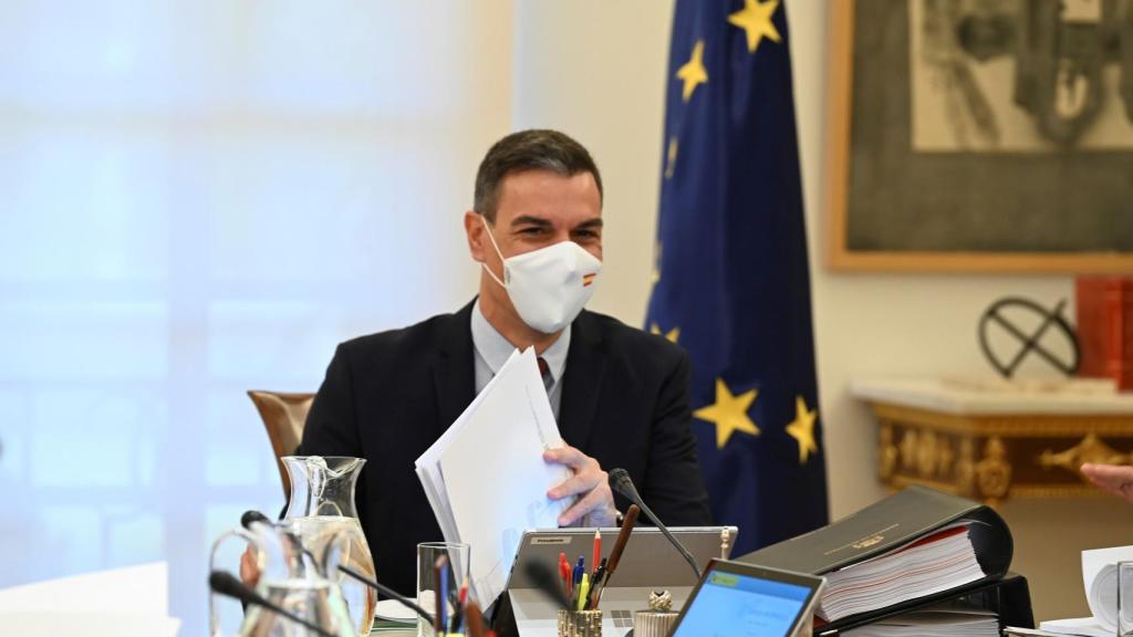 Pedro Sánchez, en La Moncloa.