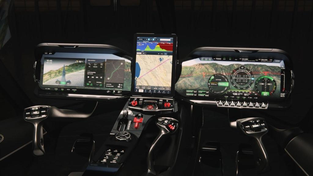 Cabina de mandos del HX50