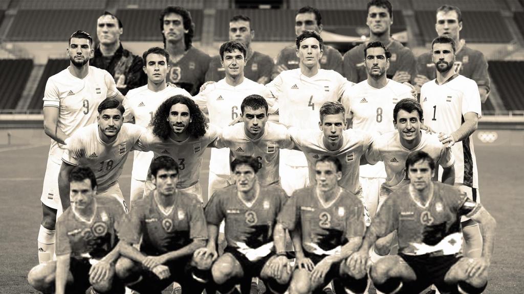 La España de Barcelona '92 y la de Tokio 2020, en un fotomontaje