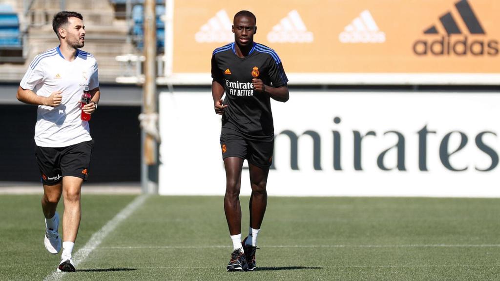Ferland Mendy, en Valdebebas