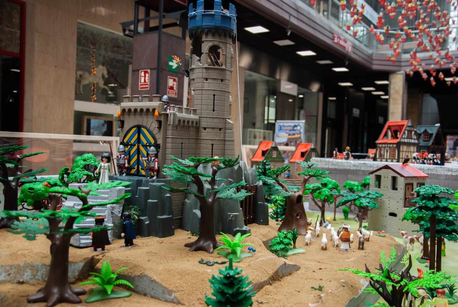 Detalles de la exposición O Camiño a vista de Playmobil (Ártabro Click).