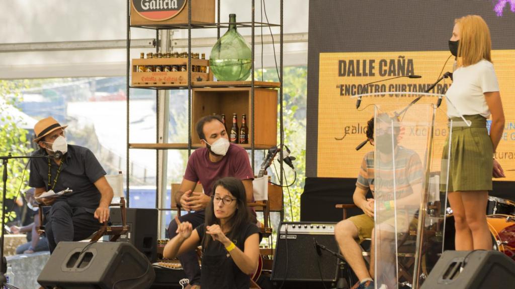 Un momento del encuentro de cortometrajistas en la pasada edición del Festival de Cans.