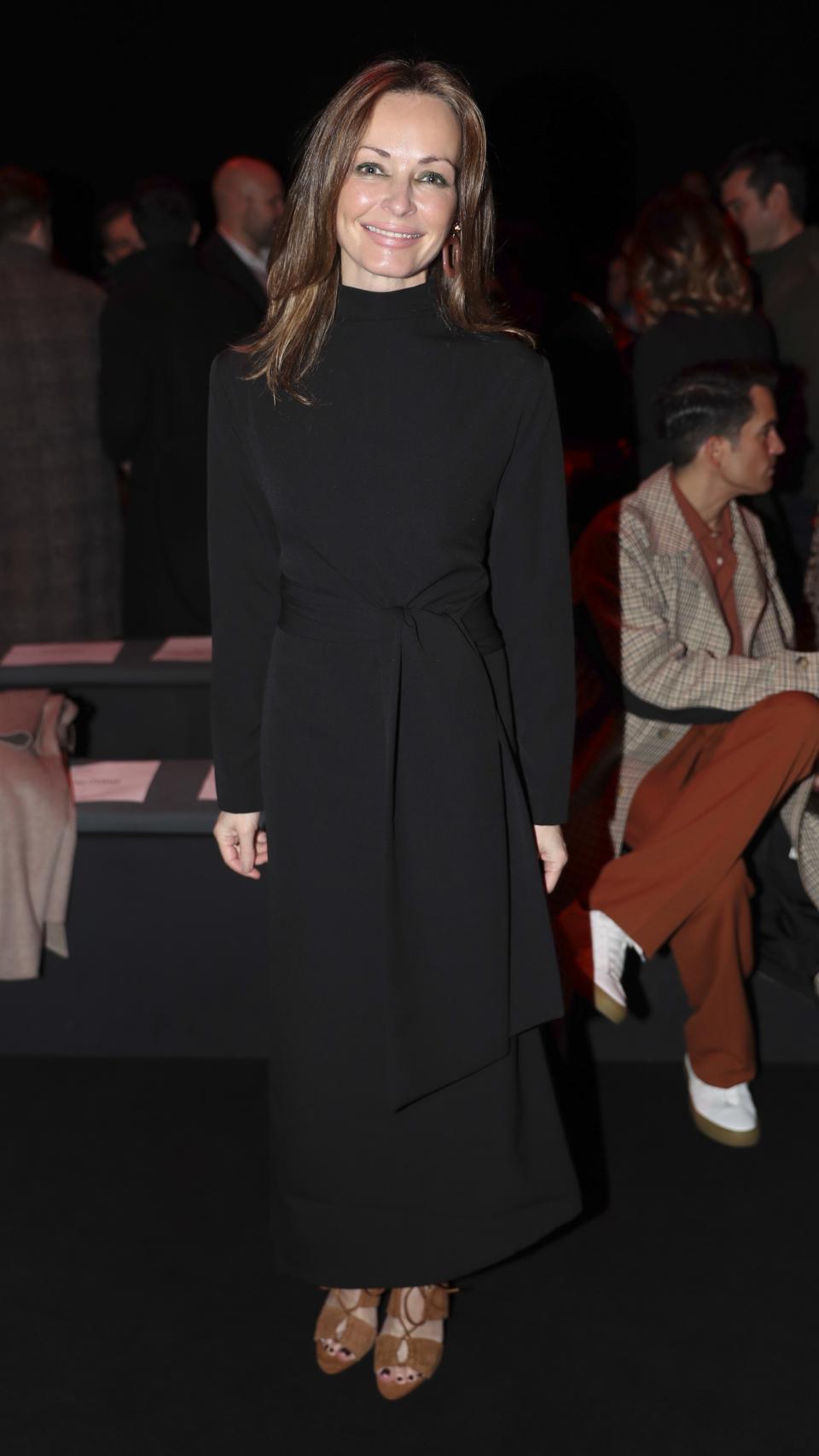 Sharon Corr, en un defile de Ángel Schlesser