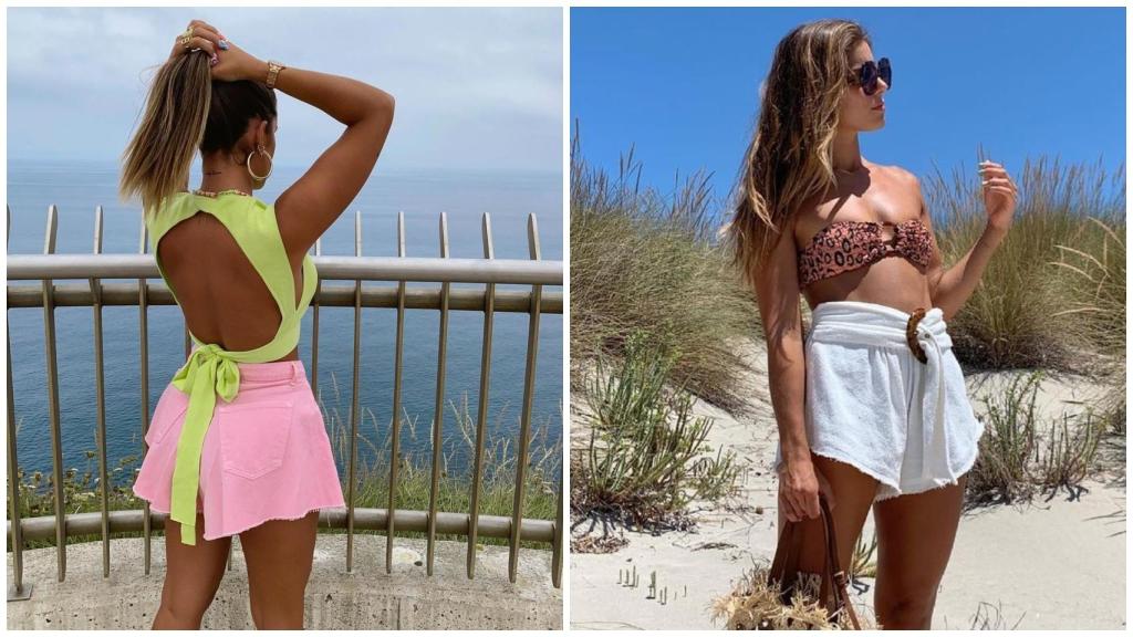 Bárbara Pérez y Sara Baceiredo, con distintas versiones del 'short' acampanado.