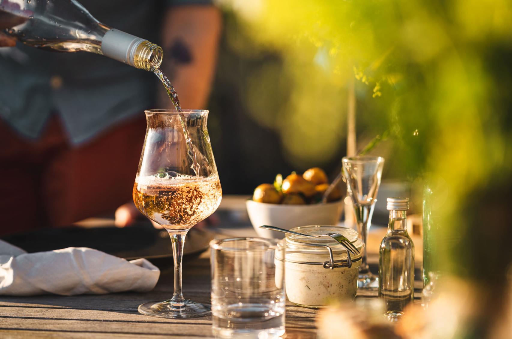 Siempre es un buen momento para probar los vinos locales.