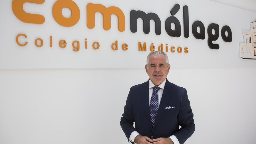 El presidente del Colegio de Médicos de Málaga, Pedro Navarro.