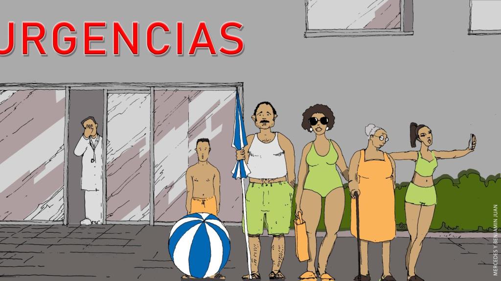 Aquel verano del 21, la viñeta del viernes de Mercedes, Paula y Benjamín Juan