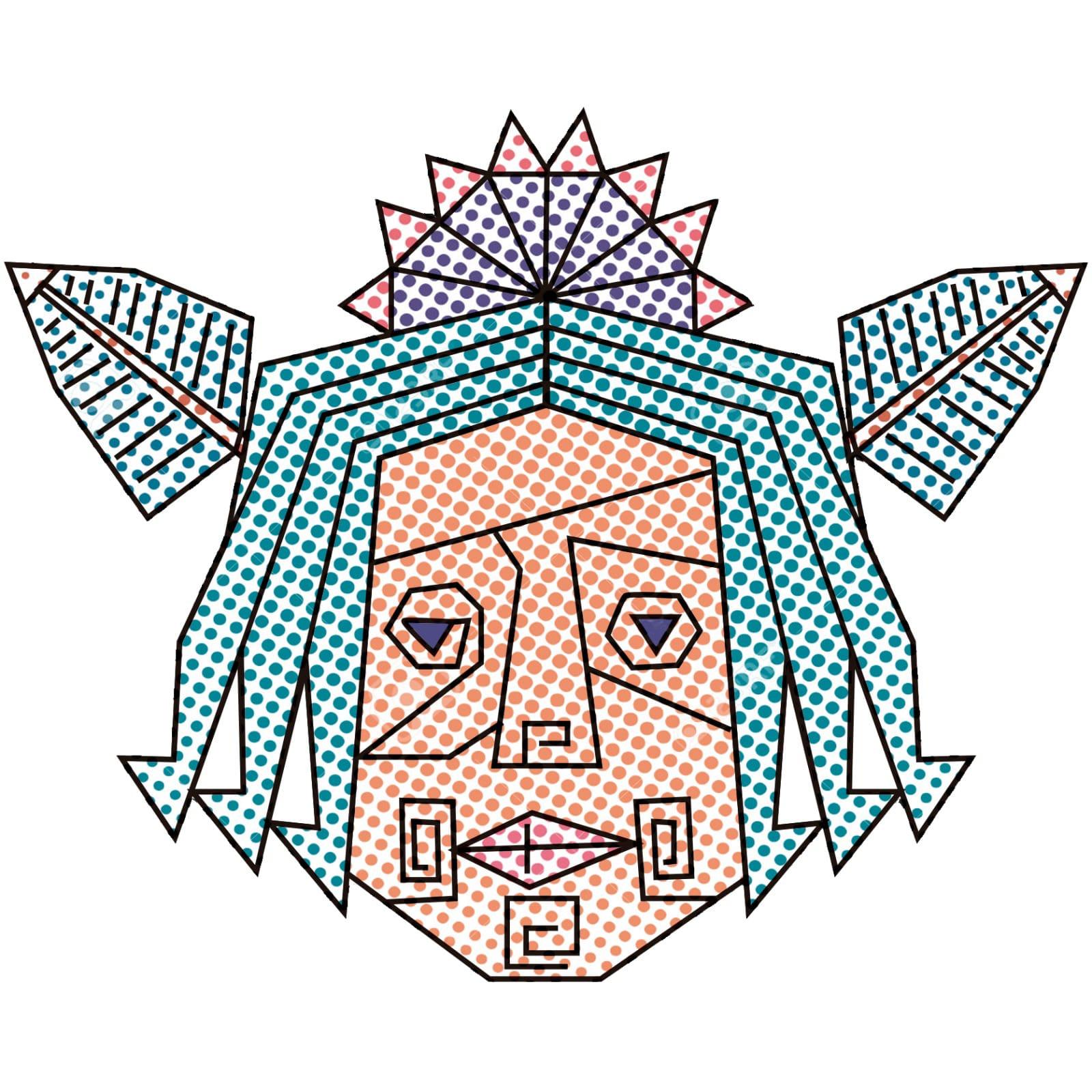 Reinterpretación del logotipo a cargo del padre de Alberto. Foto: Cedida.