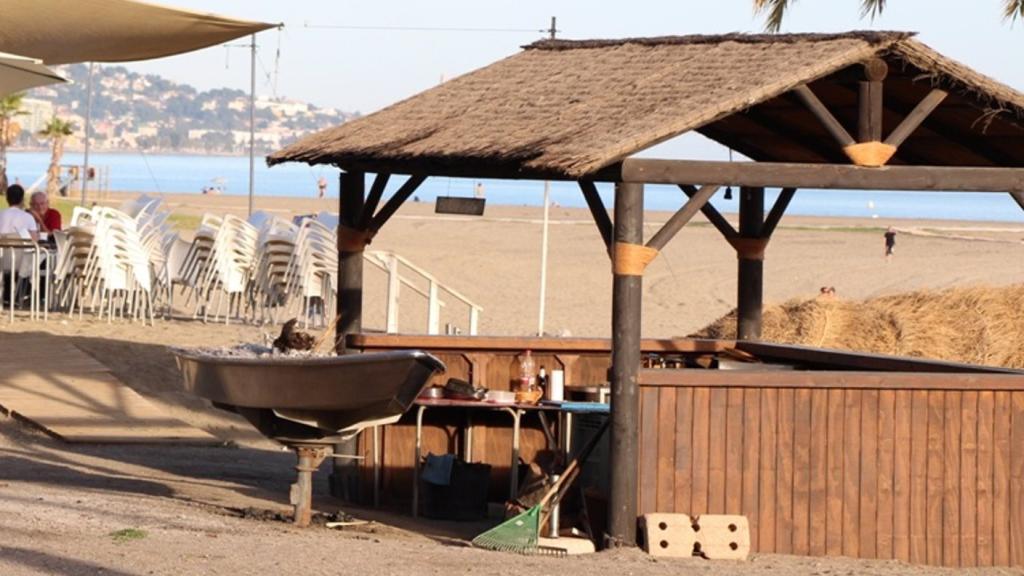 Imagen de un chiringuito de Málaga