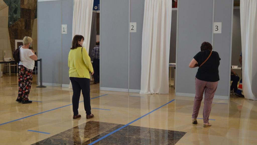 Una imagen del vacunódromo del FYCMA.