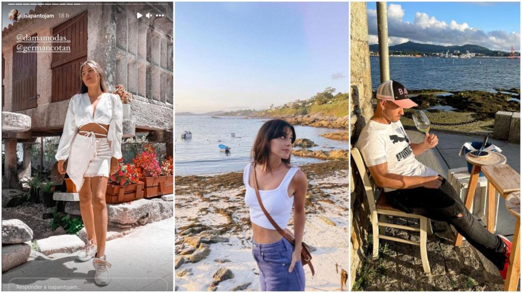 Isa P., Macarena García y Dabiz Muñoz han decidido pasar sus vacaciones en las Rías Baixas
