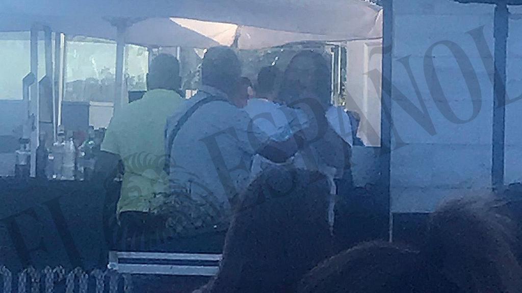 Pepe El Marismeño hace unos días en su chiringuito, 'Uno Beach Club'.