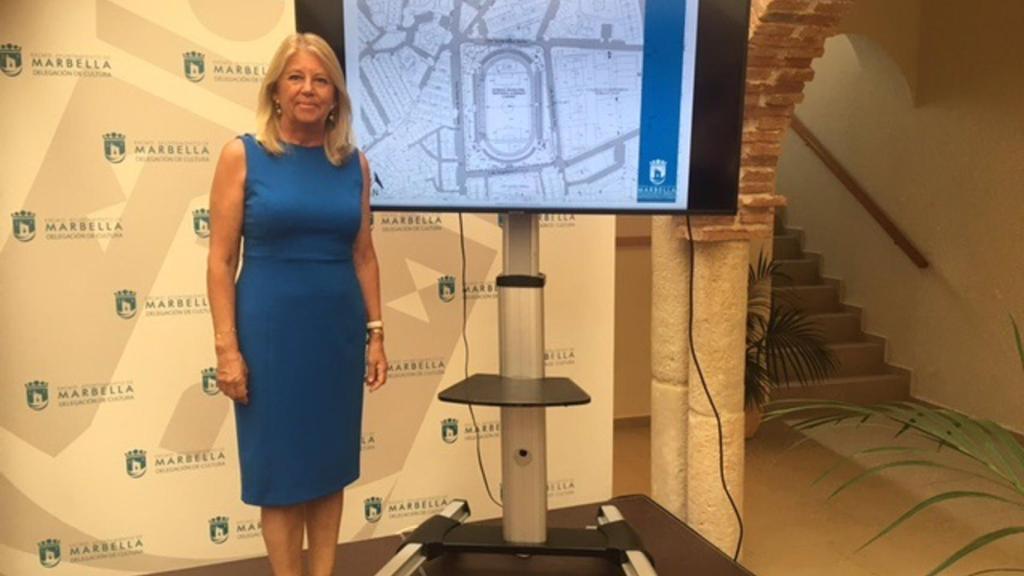 La alcaldesa de Marbella, Ángeles Muñoz