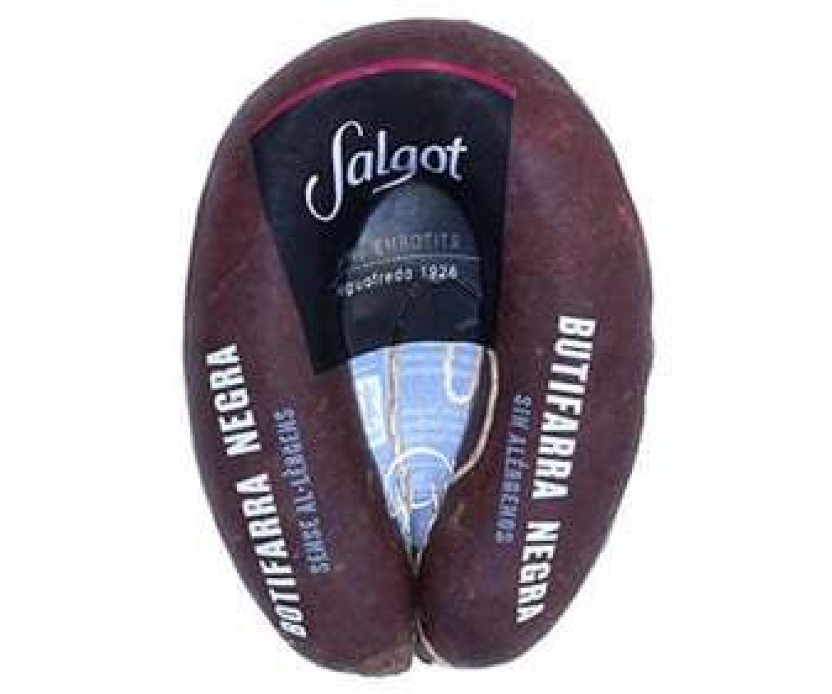 Una butifarra negra de la marca Salgot.